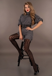 Collants Livco Corsetti Tights ZigZag 20 DEN